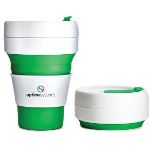 Our Stojo Reusable Collapsible Coffee Cups - Optima Green Initiative