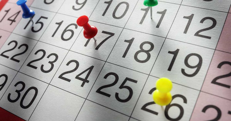 A Calendar - What is company year end?